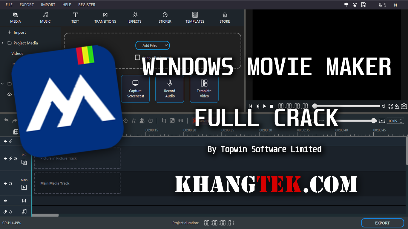 Windows Movie Maker by TopWin Software Limited FULL CRACK